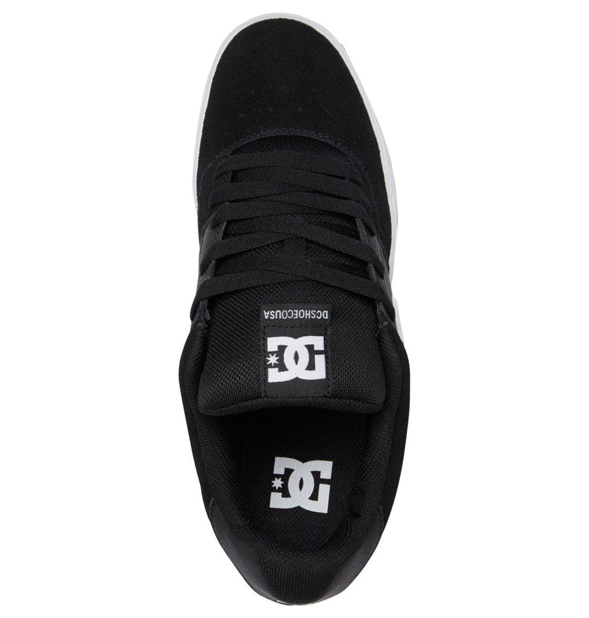 DC Mens Cental Skate Shoes - Black/White
