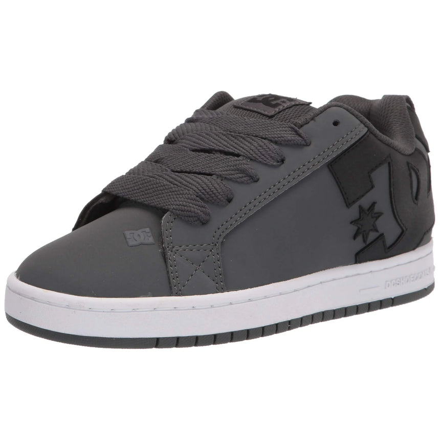 DC Mens Court Graffik Shoes - Grey/Black/White