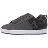 DC Mens Court Graffik Shoes - Grey/Black/White