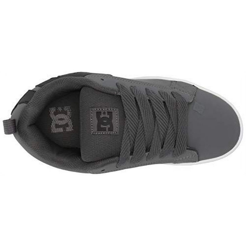 DC Mens Court Graffik Shoes - Grey/Black/White