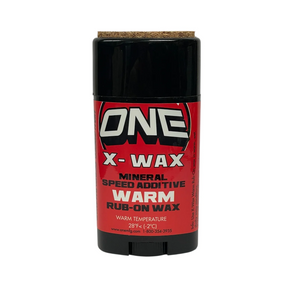 One Ball Jay One Ball Jay Rub On X-Wax Warm 28F<(-2C>) 50g. w/ cork applicator 50g Snowboard Waxing Tools