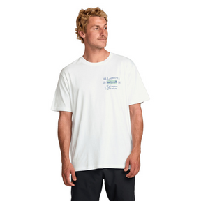 Billabong Billabong Men's Tidal Research Adiv SS Tee White M Mens T-Shirts
