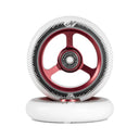 North Scooters North Index Wheels 24mm - G8 Wine Red / White PU 110 x 24mm Scooter Wheels