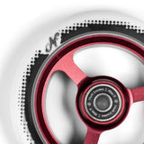 North Scooters North Index Wheels 24mm - G8 Wine Red / White PU 110 x 24mm Scooter Wheels