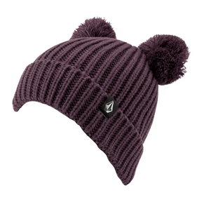 Volcom Volcom Women's Shreddy Teddy Blackberry O/S Youth Girls Toques 2 to 7 years