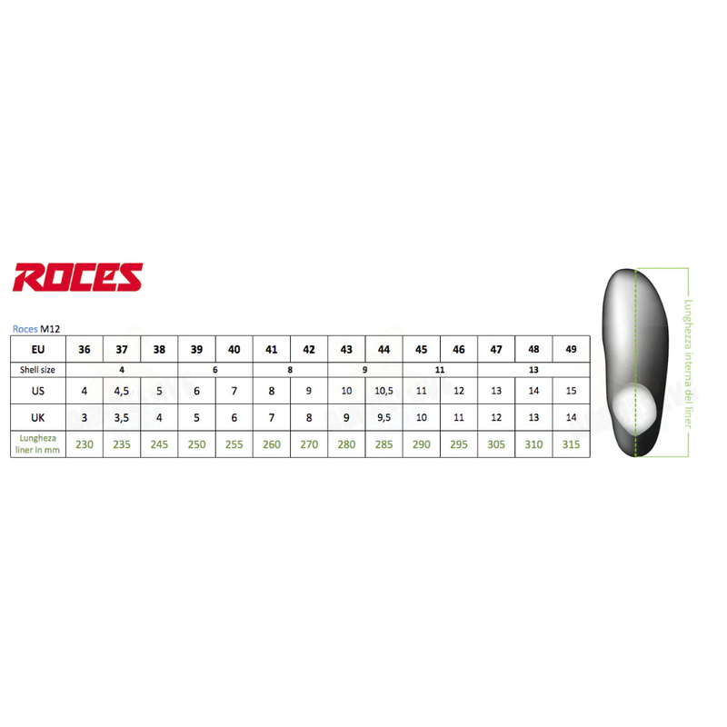 Roces PIC TIF Black Light Grey - Inline Skates