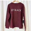 Brunette Jet Black Core Crew Summer Sky XS/S Womens Pull Over Hoodies