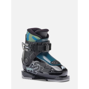 K2 K2 INDY 1 Youth Boys Ski Boots Black Black 15.5 Youth Boys Ski Boots
