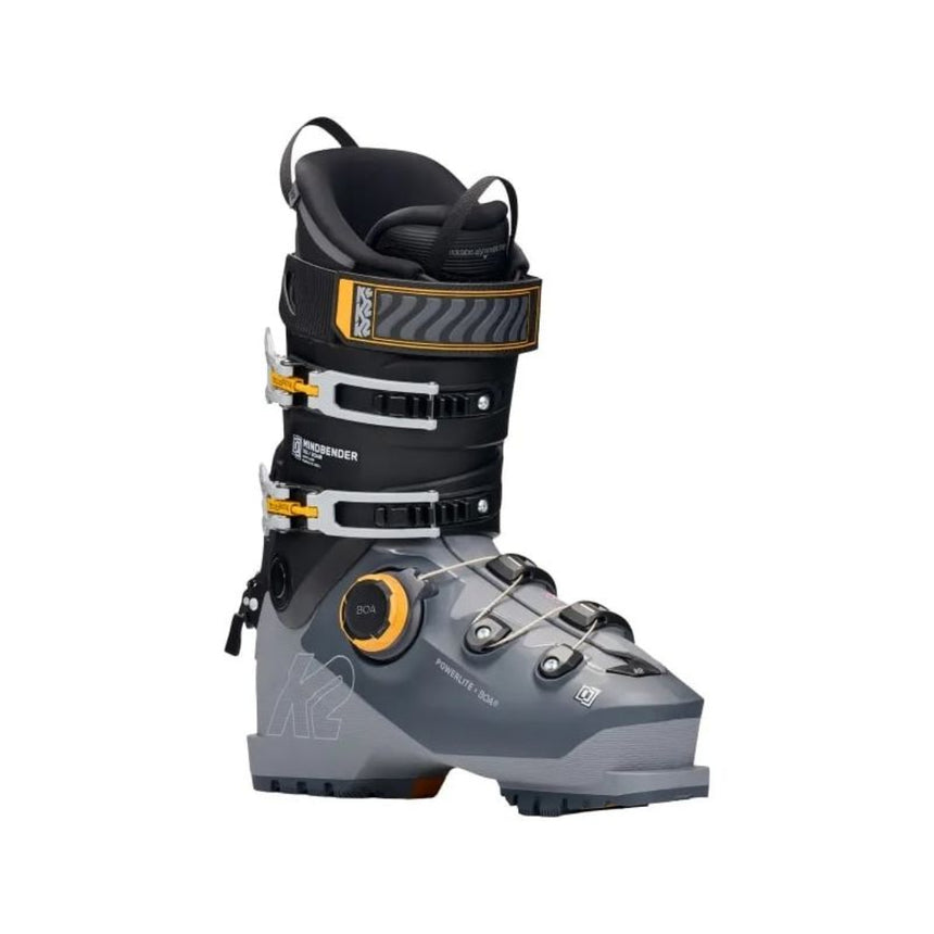 K2 K2 Mindbender 100 BOA Mens Ski Boots Grey Grey