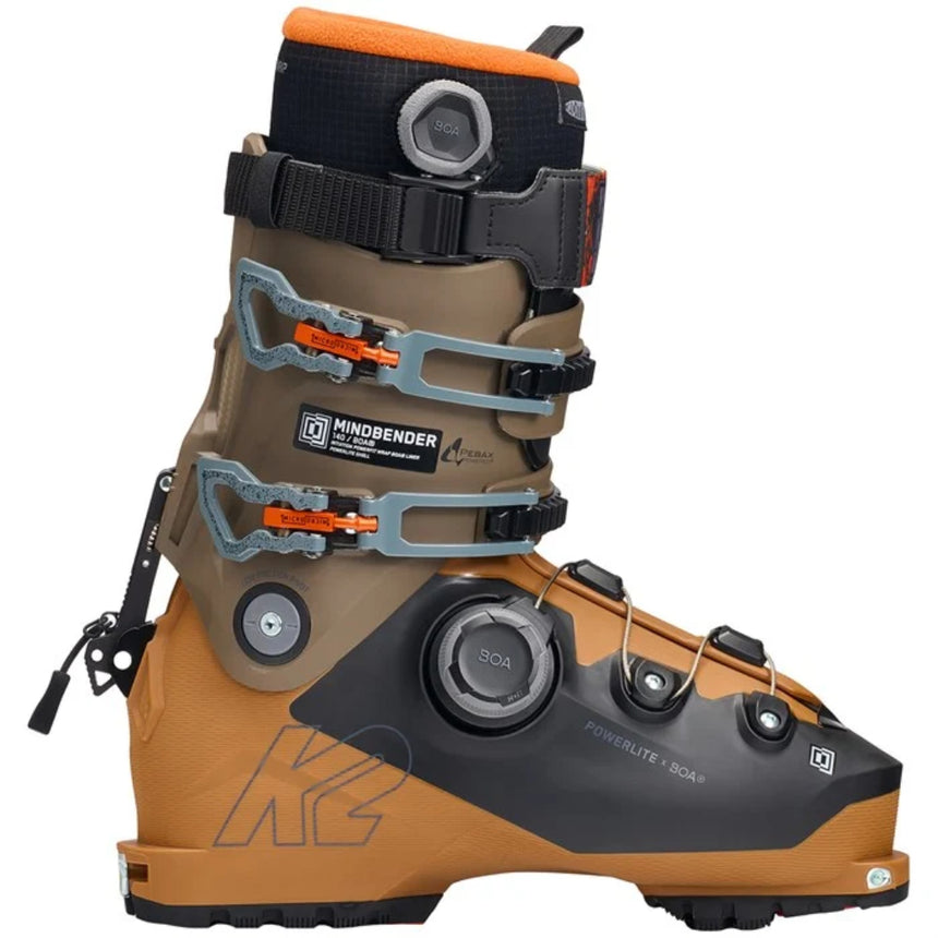 K2 Mindbender 140 BOA Mens Ski Boots - Brown
