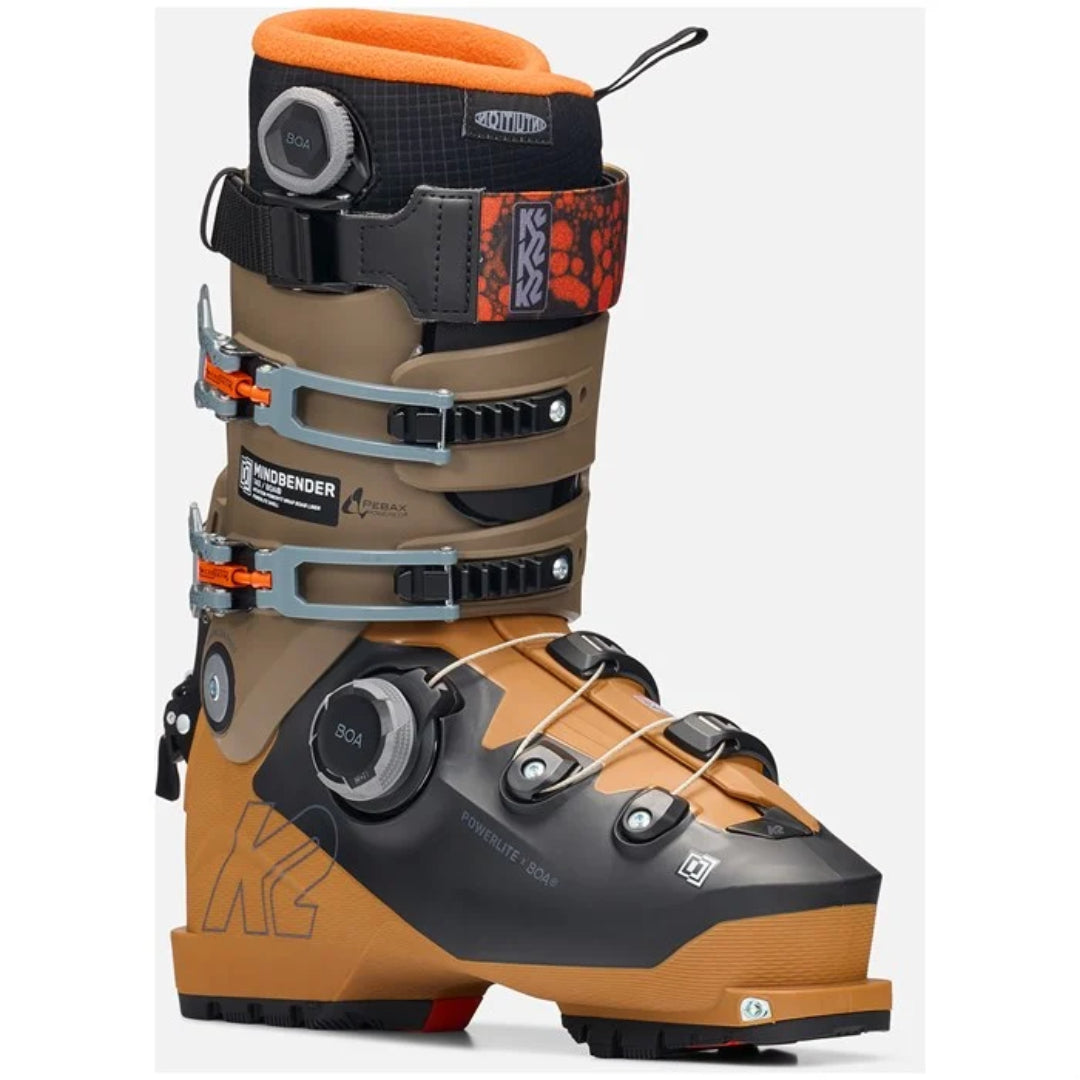 K2 Mindbender 140 BOA Mens Ski Boots - Brown