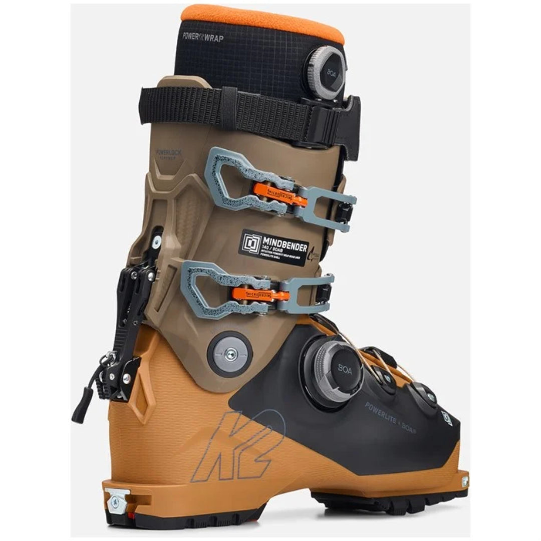 K2 Mindbender 140 BOA Mens Ski Boots - Brown