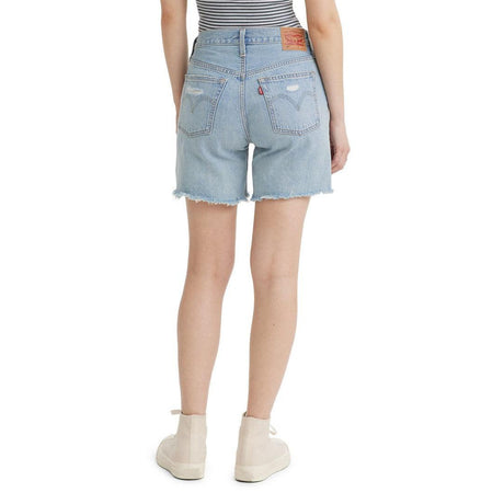 Levis Levis 501 Mid Thigh Short CHARLESTON PICKS 25 Womens Jean Shorts