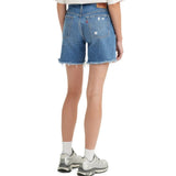Levis Levis 501 Mid Thigh Short CHARLESTON PICKS 25 Womens Jean Shorts