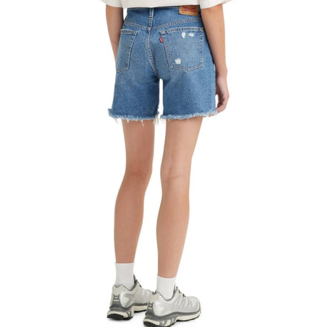Levis Levis 501 Mid Thigh Short CHARLESTON PICKS 25 Womens Jean Shorts