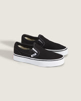 Vans Vans Kids Classic Slip-Ons Black/ True White Black/ True White 12 Youth Boys Skate Shoes 5T-13T & 1-7 US Size