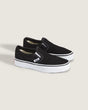 Vans Vans Kids Classic Slip-Ons Black/ True White Black/ True White 12 Youth Boys Skate Shoes 5T-13T & 1-7 US Size
