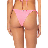 Maaji Maaji Women's Sunning Low Rise Tie Side Bikini Bottom - Pink Pink S Womens Bikini Bottoms