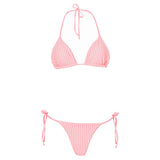 Maaji Maaji Women's Sunning Low Rise Tie Side Bikini Bottom - Pink Pink S Womens Bikini Bottoms