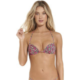 Maaji Maaji Womens Blossom No Words Top Pink Blossom S Womens Bikini Tops