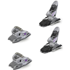 Marker Marker Men's Squire 11 Bindings - Grey/Purple Grey/Purple 9 Mens Ski Bindings