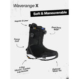Burton Men's Waverange X Step On® Boots - Iris Bloom Iris Bloom 9 Mens Snowboard Boa Boots 6 to 15 US Mens size