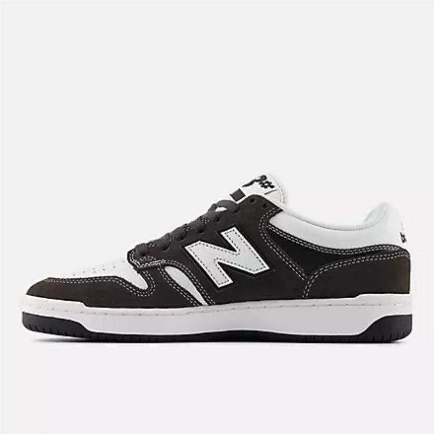 New Balance New Balance Men's NB Numeric 480 Shoes - Black Cement with White Multi 8 Mens Skate Shoes 6 to 18