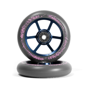 North Scooters North Oliver Sekel Signature Wheel - 24mm - G7 Navy / Dark Grey PU 110 x 24mm Scooter Wheels