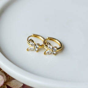 Glee Jewelry Glee Papillon Hoops gold OS Jewelry