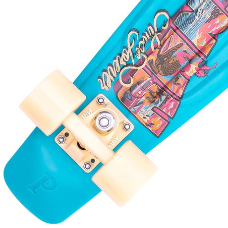 Penny Penny Complete Postcard Coastal Blue 22" Blue 22" Longboard Cruiser - 20 to 25 Inches
