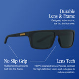 Pit Viper Pit Viper The Actualbush Turboshaft Mens Sunglasses Polarized