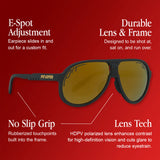 Pit Viper Pit Viper The Exec - Gold Womens Sunglasses Lifestyle