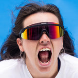 Pit Viper Pit Viper The Exec - HDPV Polarized Rainbow Womens Sunglasses Lifestyle