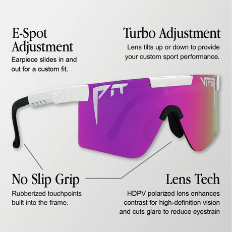 Pit Viper Pit Viper The Original Narrow - The Monster Bull Polarized Mens Sunglasses Polarized