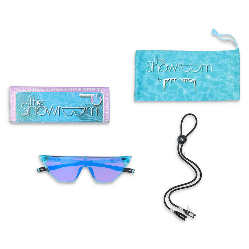 Pit Viper Pit Viper The Showroom - The Aquamarine Womens Sunglasses Lifestyle