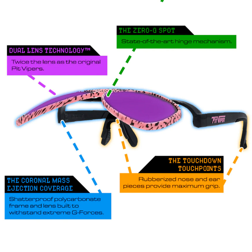 Pit Viper Pit Viper The Lift-Offs - The Son Of Peach Mens Sunglasses Lifestyle
