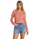 Billabong Billabong Women's Nova Sweater Peach Out S Womens Sweaters