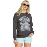 Billabong Billabong Women's Palm Classics Crew Off Black S Womens Pull Over Hoodies