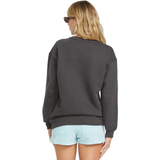 Billabong Billabong Women's Palm Classics Crew Off Black S Womens Pull Over Hoodies