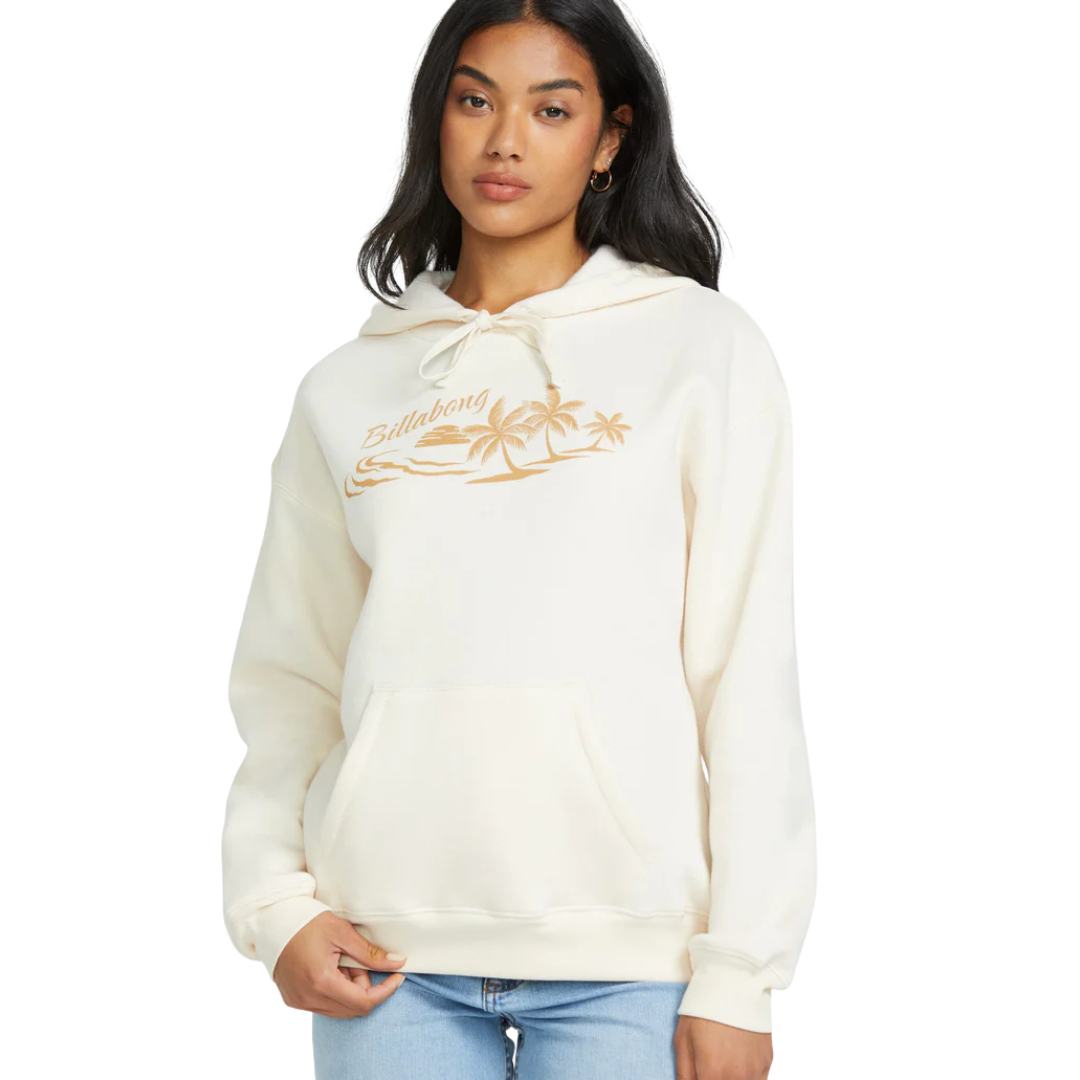 Billabong Billabong Women's Beach Tropics Pullover Hoodie Whitecap XS Womens Pull Over Hoodies