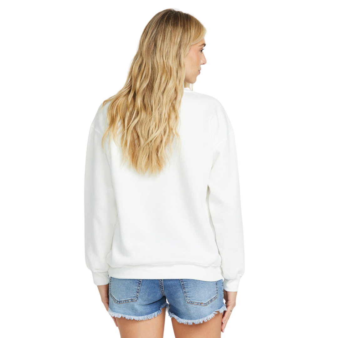 Billabong Billabong Women's Balanced Out Crew Salt Crystal XS Womens Pull Over Hoodies