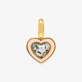 Pura Vida Pura Vida Harper Stone & Enamel Heart Charm Gold OS Jewelry