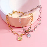 Pura Vida Paperclip Chain Anklet