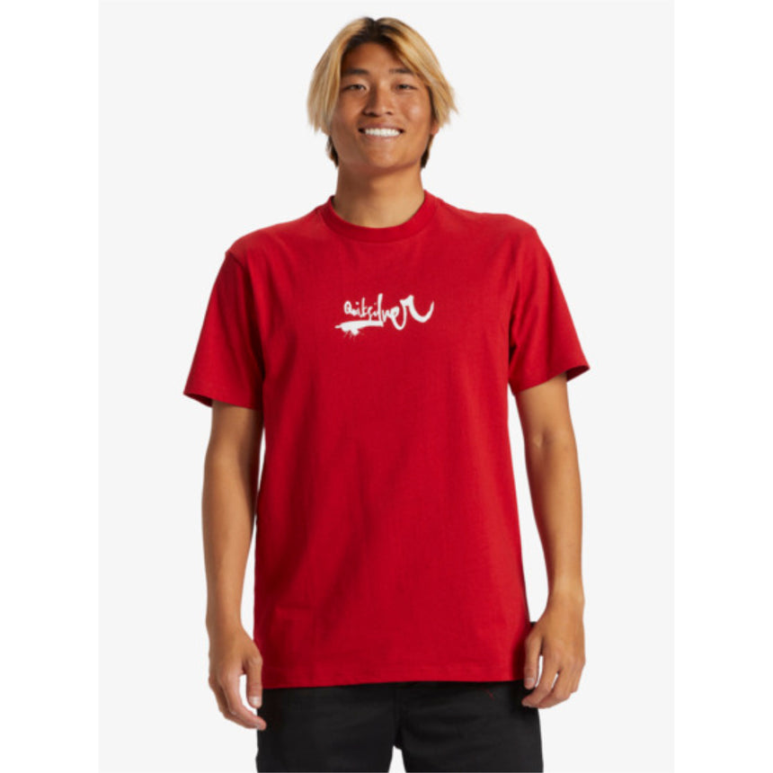 Quiksilver Quiksilver Men's Impaired Logo DNA Tee Salsa S Mens T-Shirts