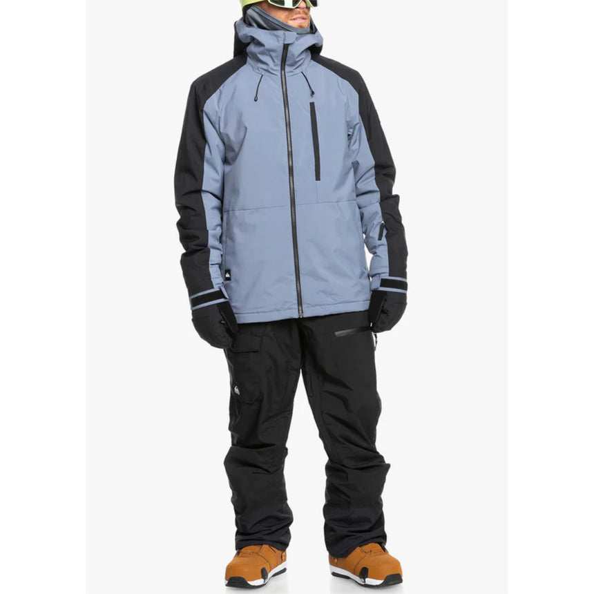 Quiksilver Men's Misson Block Jacket - Flint Stone