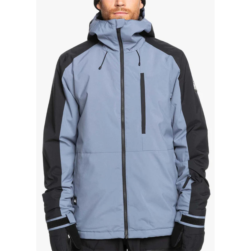 Quiksilver Men's Misson Block Jacket - Flint Stone