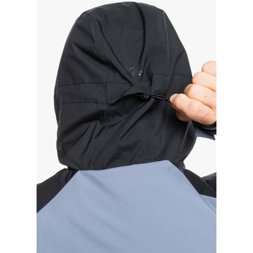 Quiksilver Men's Misson Block Jacket - Flint Stone