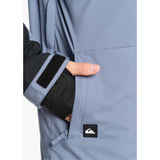 Quiksilver Men's Misson Block Jacket - Flint Stone