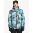 Quiksilver Quiksilver Men's Mission Printed Jacket SPACE STONE CELERY GREEN XS Mens Insulated Snowboard Jacket