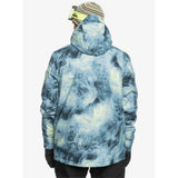 Quiksilver Quiksilver Men's Mission Printed Jacket SPACE STONE CELERY GREEN XS Mens Insulated Snowboard Jacket